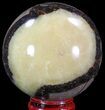 Polished Septarian Sphere - Madagascar #67839-1